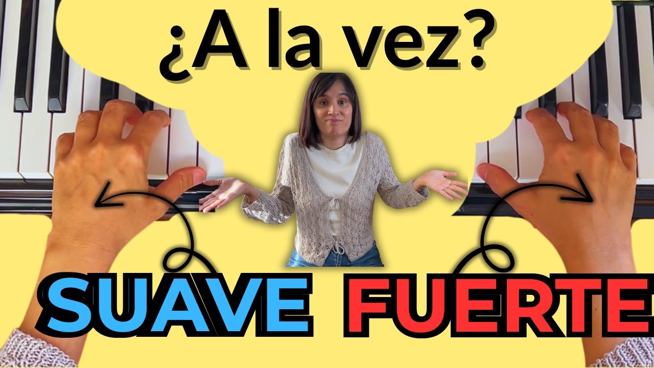 Cómo tocar piano con una mano más fuerte que con la otra