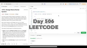 Day 506: LeetCode Problem 1912. Design Movie Rental System - Swift