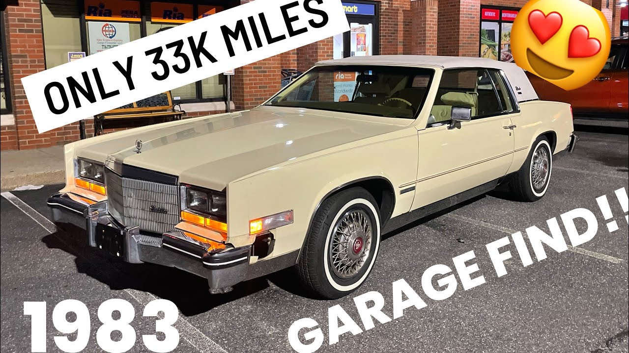 Garage Find 1983 Cadillac Eldorado With Only 33K Miles Love it
