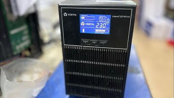 How to change new battery ups 48V VERTIV