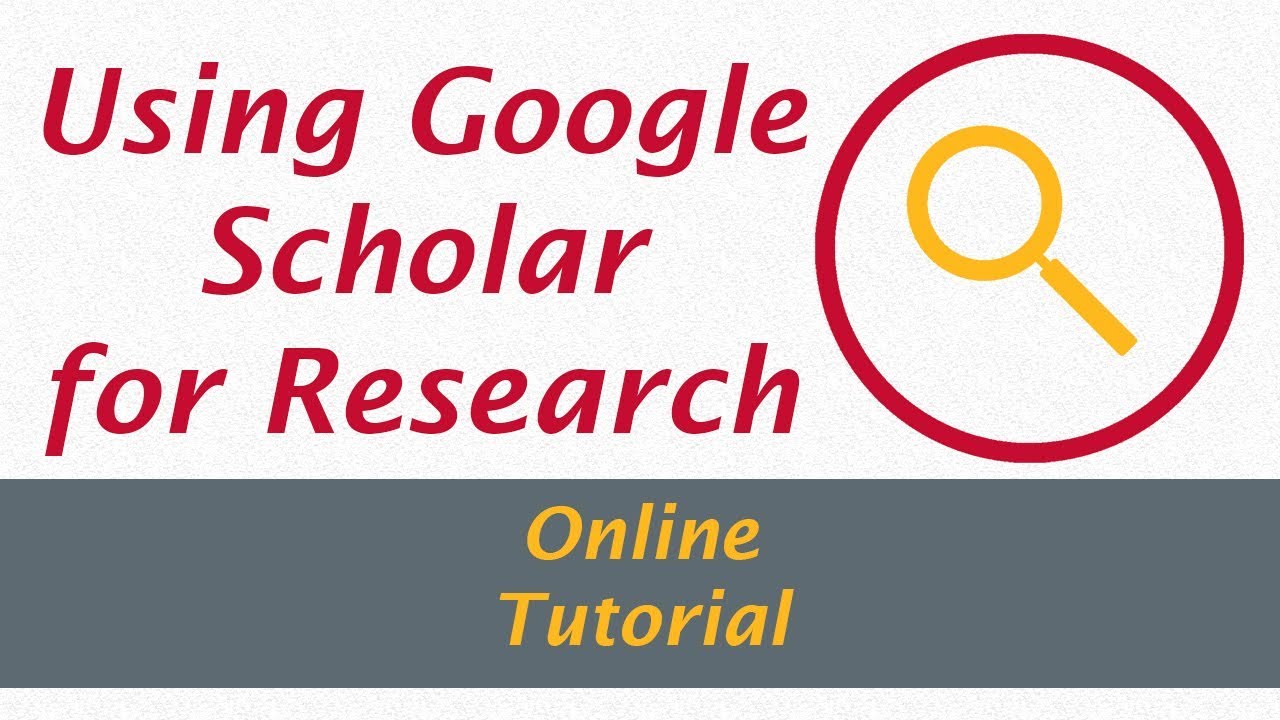 Using Google Scholar for Research - YouTube