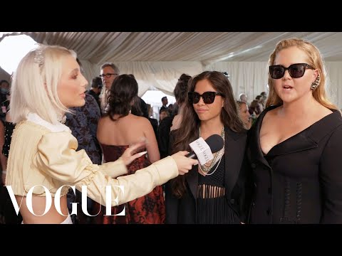 Amy Schumer Talks Climate Justice At The Met Gala | Met Gala 2022 With Emma Chamberlain | Vogue