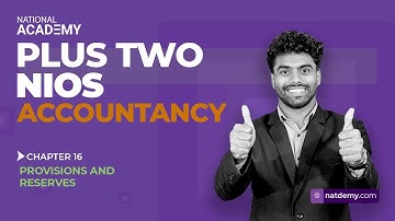 NIOS Plus Two: ACCOUNTANCY Chapter 16 | natdemy