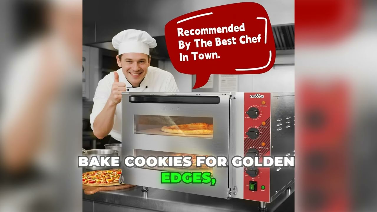 CROSSON Countertop Electric Indoor Pizza Oven 2025: Healthy Crisps for Mindful Meals!