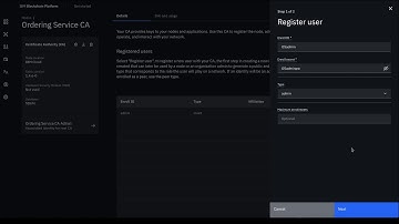 Deploy an ordering service using the IBM Blockchain Platform