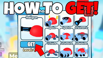 How to GET Rail Gun in TANK GAME! Roblox Tank Game Rail Gun