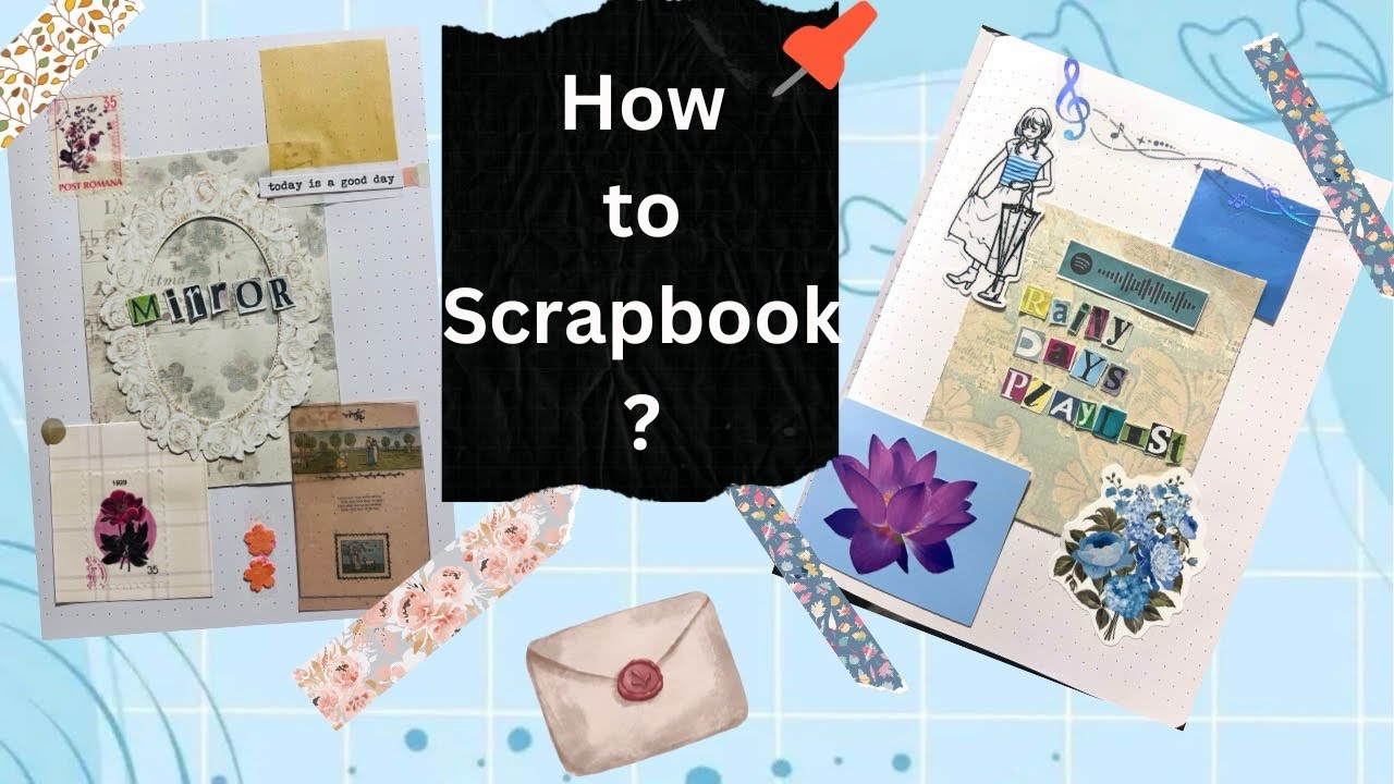 How you Scrap Book Tutorial Scrapbooking YouTube