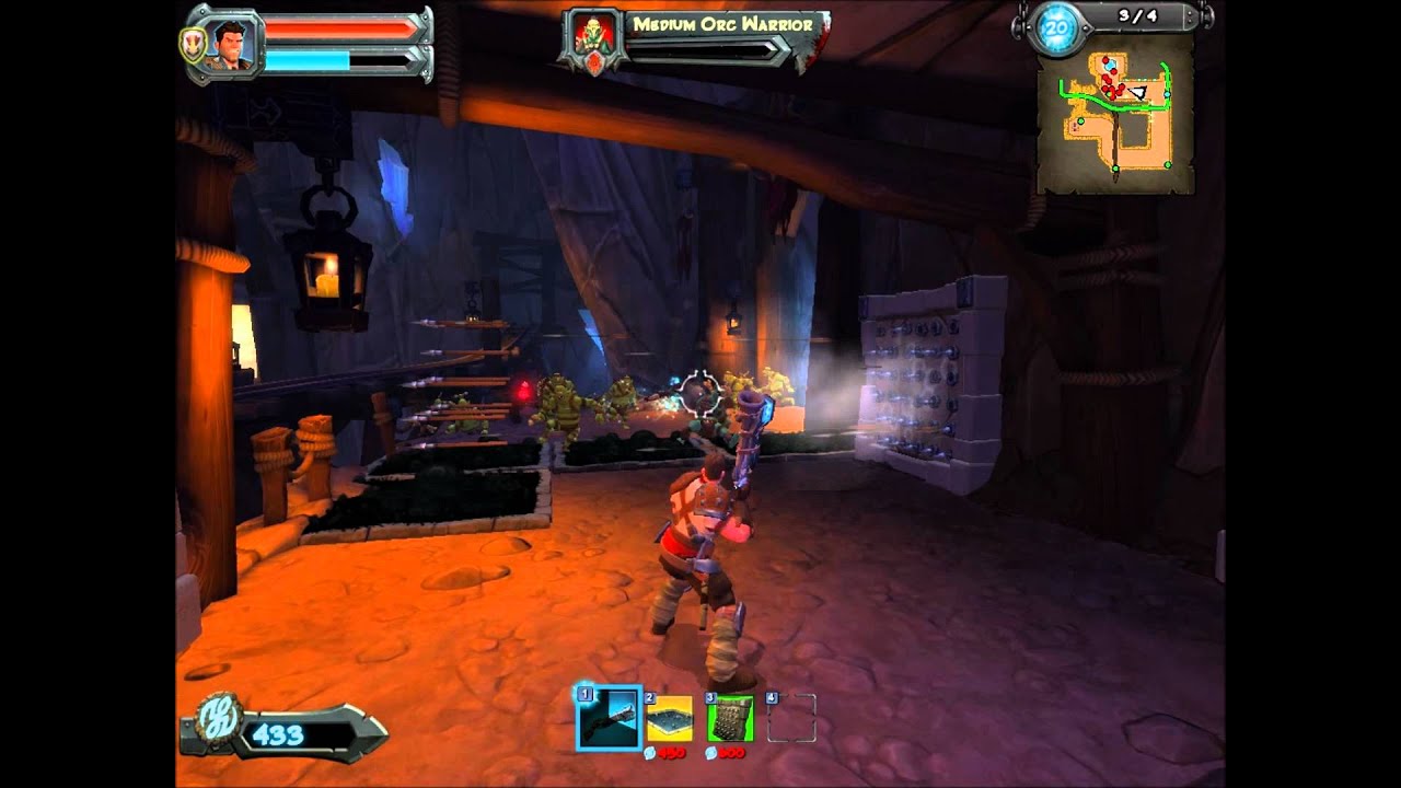 Orcs Must Die 2 - Level 1 - the edge - 5 skulls guide - YouTube