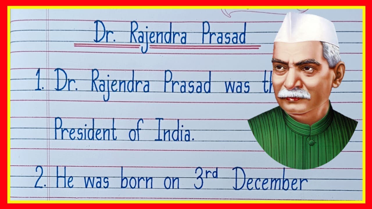 dr rajendra prasad essay in english 10 lines