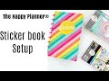 Happy Planner Sticker Storage Organizer | How Organize my Functional Planner Stickers