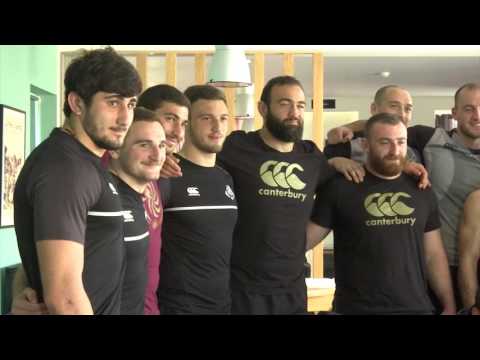 საქართველო - რუსეთი: მინისტრი მატჩის წინ მორაგბეებს შეხვდა