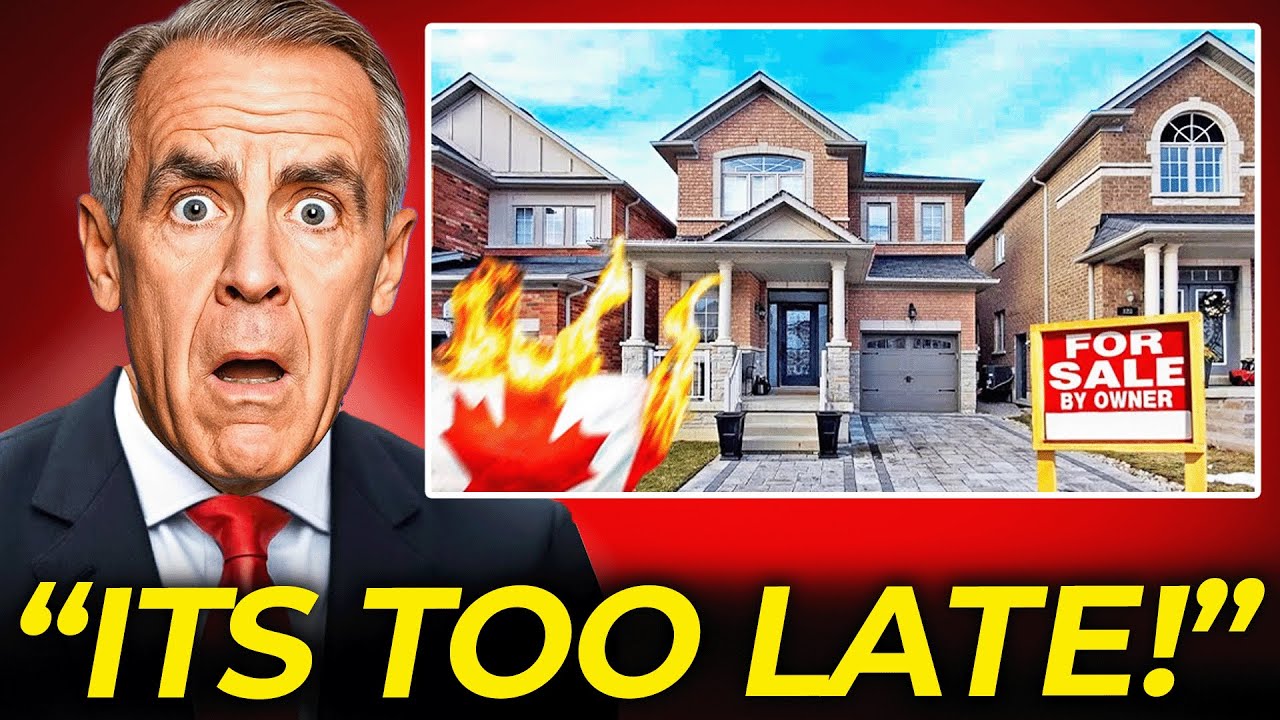 Canada ERUPTS As Housing Market CRASHES! Carney Furious!