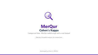 Categorical Data Analysis | MerQur Step-by-Step — Psychology & Sociology