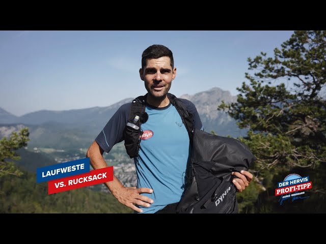 Trailrunning Laufweste vs. Rucksack - Jakob Herrmann - Hervis Profi-Tipp 