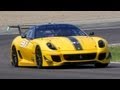 Ferrari 599XX Evoluzione V12 Sound In Action On Track