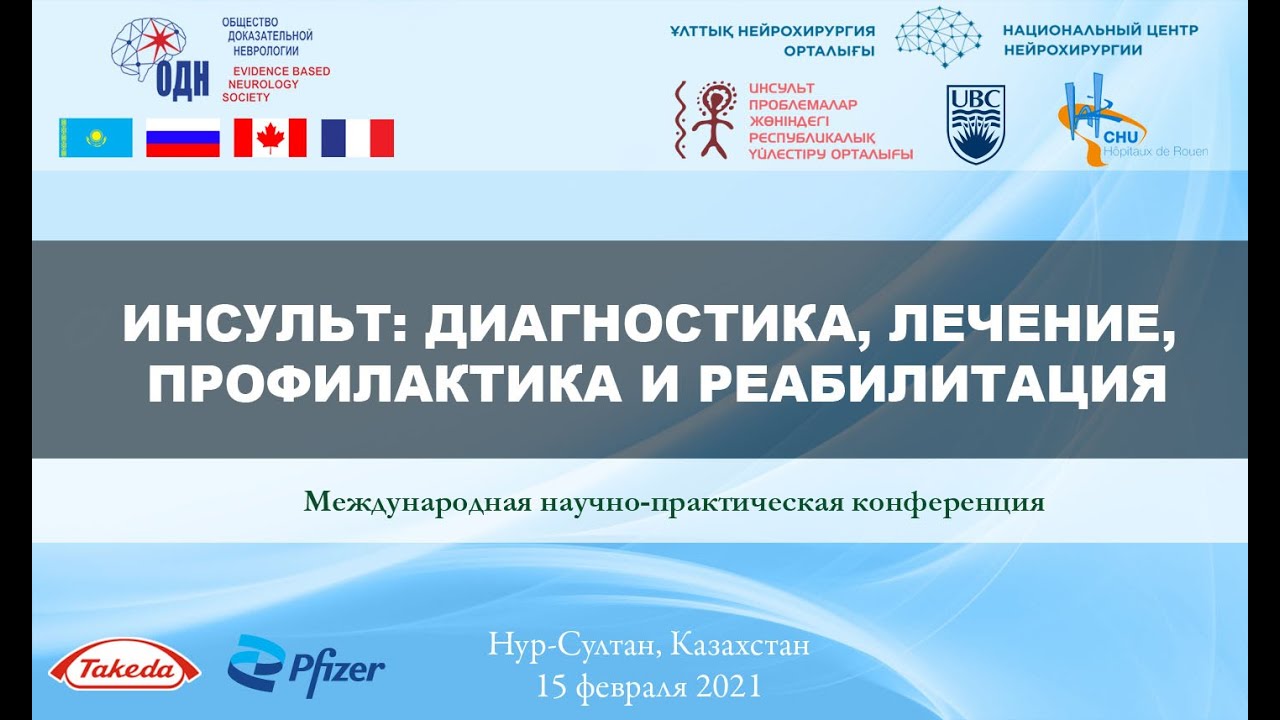 ИНСУЛЬТ: ДИАГНОСТИКА, ЛЕЧЕНИЕ, ПРОФИЛАКТИКА И РЕАБИЛИТАЦИЯ