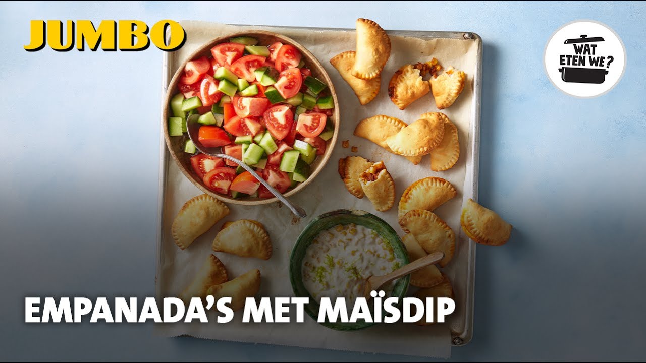 Wat eten we? Empanada's met maïsdip