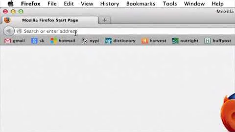 How to Search in a URL Bar in Firefox