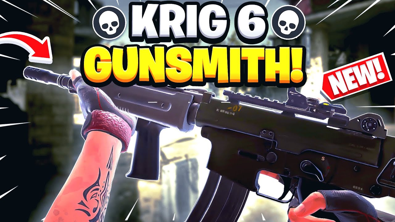 NEW KRIG 6 FAST FIRING GUNSMITH Loadout is BROKEN in COD Mobile SEASON 9 |  KRIG 6 BEST Attachments - YouTube