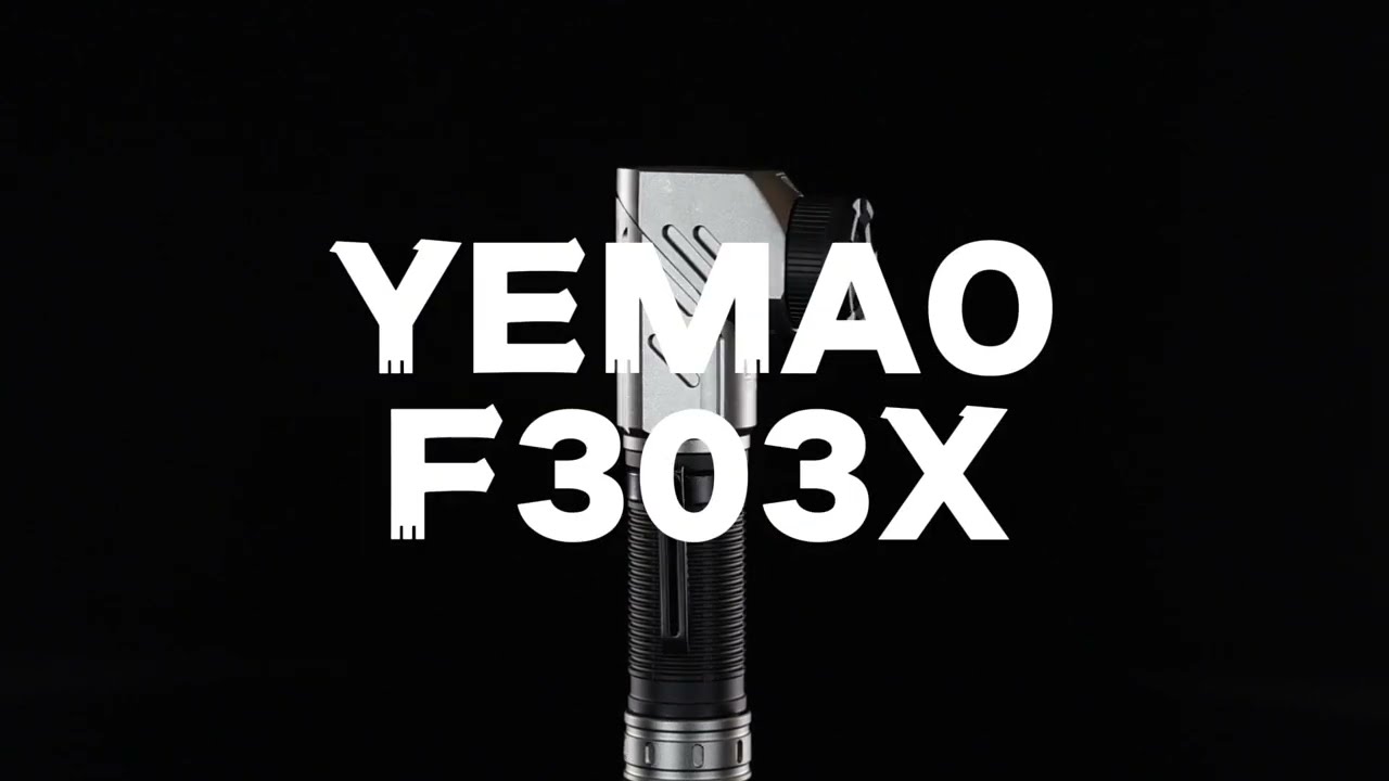 Yemao F303X Rechargeable Tactical Flashlights,90 Degree Rotating 1600 High Lumens 2 Light Sources