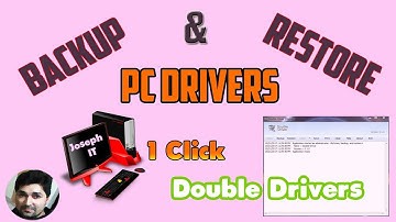 How to Backup and Restore Drivers on WINDOWS 7, 8, 10 ǀ Double Driver Tutorial