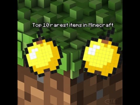 Top 10 rarest item in Minecraft - YouTube