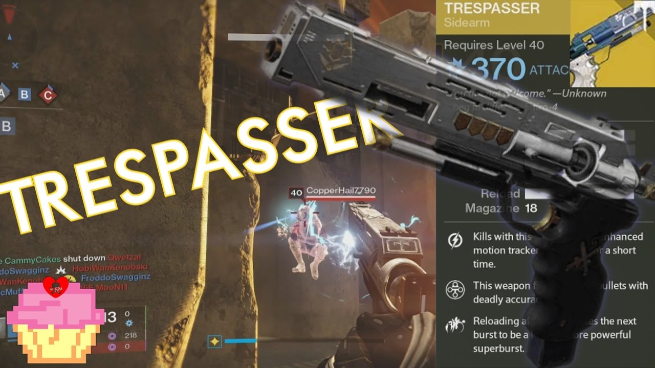 Trespasser 42 Kill Game | Review ramble | Destiny Rise of Iron