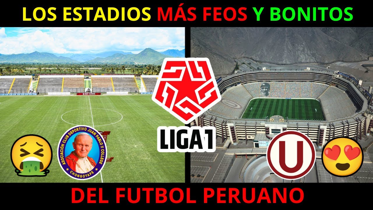 Los ESTADIOS MÁS FEOS y MÁS BONITOS del FUTBOL PERUANO