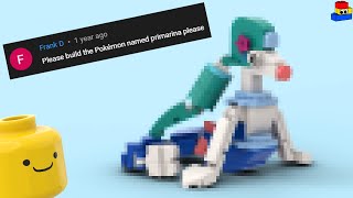 Making Primarina from Pokémon Sun and Moon (LEGO Viewer Requests #2)