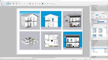 Sketchup Videocourse - 12 - Layout Plans and Section Views, Create Tecnical Drawings and Blueprints