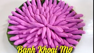 Cách làm Bánh KHOAI MỠ Chiên giòn ,ngon khó cưỡng, làm cực kì đơn giản dễ làm/fried yam cake.