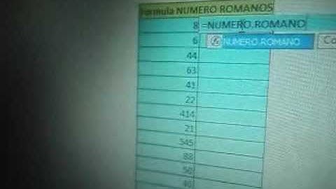 FORMULA DE NUMERO.ROMANO