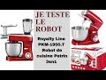 Royalty line pkm1900 robot de cuisine petrin hachoir mixeur 3en1 avis teste dmonstration produit