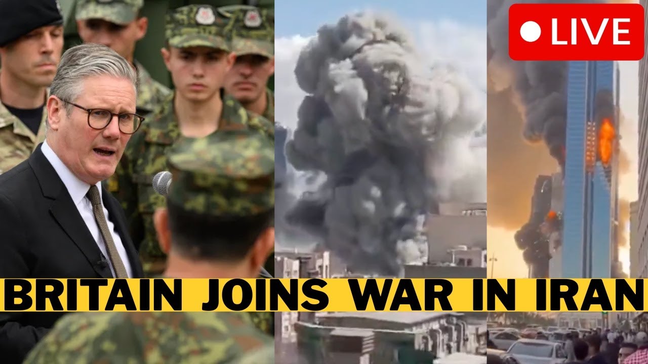 🚨 LIVE: Iran Strikes UK Base - Huge CLASHES In Tehran Wipe Out IRGC