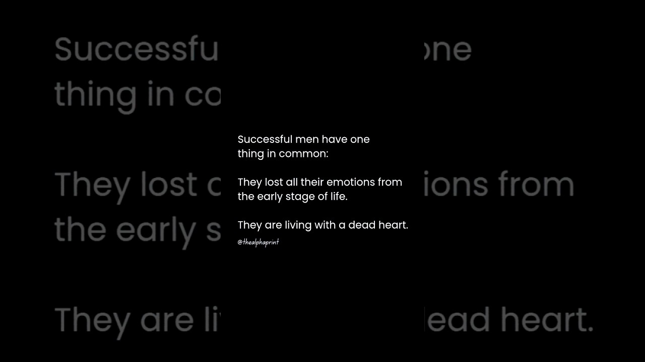 Successful person have one things is common 
