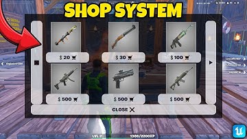 How To Make Level Shop System in UEFN & Verse