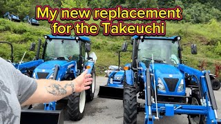 I REPLACED My Takeuchi! Meet the BRAND NEW New Holland Workmaster 75!