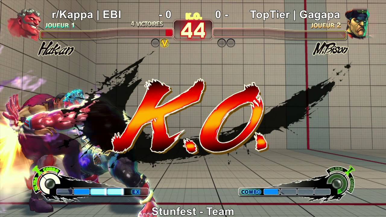 USF4 Team - r/Kappa vs TopTierTeam (Gagapa & Valmaster) - Stunfest 2015