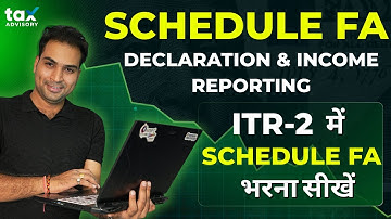 Foreign Assets Disclosure in ITR | Foreign Assets Disclosure in ITR2 Foreign Income Taxable in India