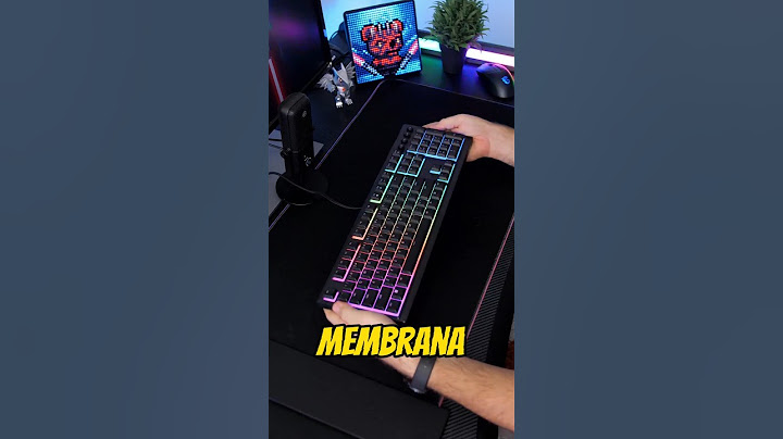 Teclado de MEMBRANA vs Teclado MECANICO #pcgamer #pcgaming