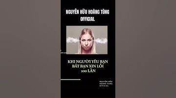 Khi người yêu bắt viết 100 lần xin lỗi và cái kết