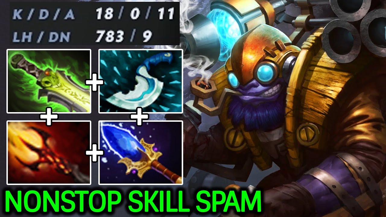 Fap Hand Tinker – Heavy Burst Damage Nonstop Skill Spam Dota 2