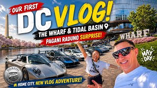 Our First DC Vlog | Waterfront Views, Bike Rides & an Unexpected Pagani Takeover 🤯🚗