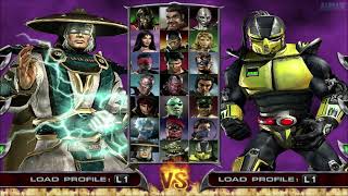 Mortal Kombat Deadly Alliance Character Select