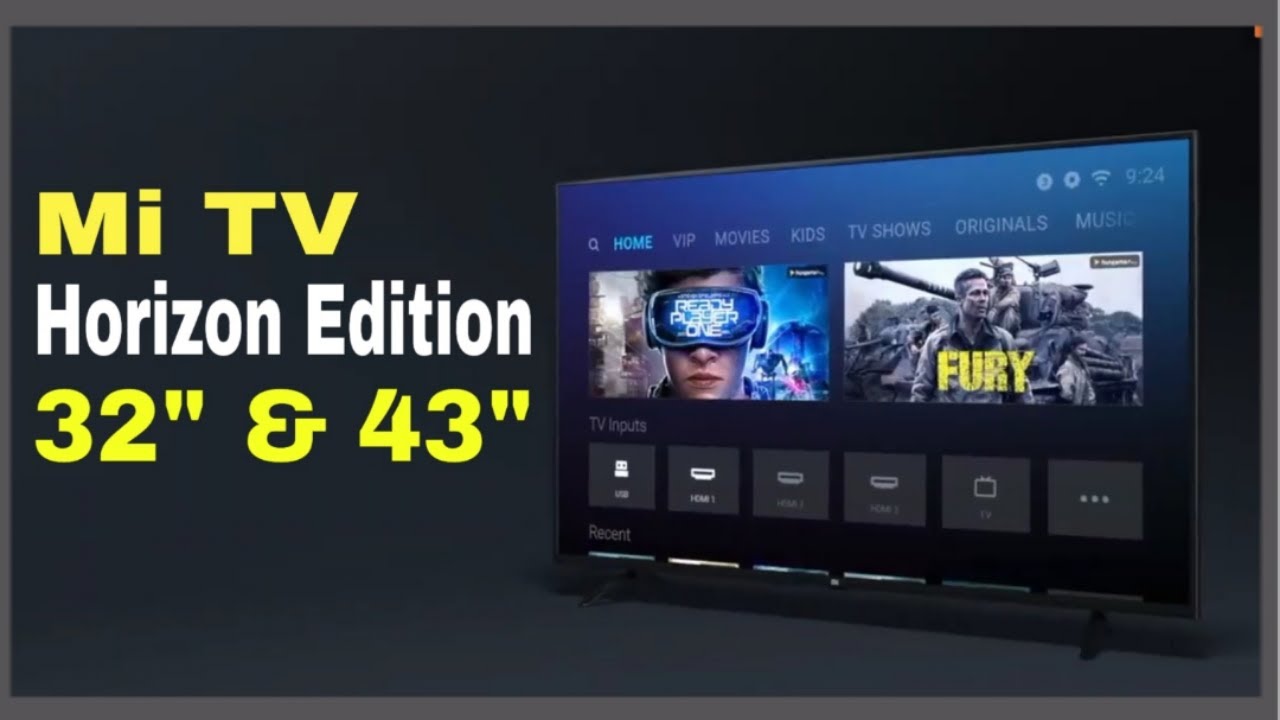 Mi TV Horizon Edition | 32" & 43" Inch | Official Specification | Price | Official Launch |