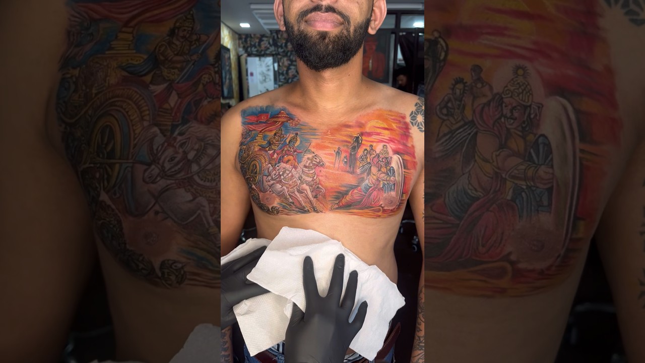 Mahadev Tattoo On Boy Hand #tattoo #shorts - YouTube