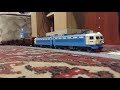 SS4 с грузовым составом модель электровоза 1/87