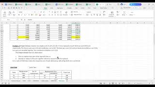 Operation Management final math recorded class