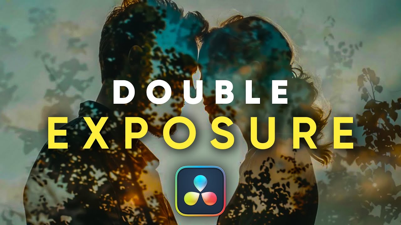 How to Create a Double Exposure Effect in DaVinci Resolve - YouTube
