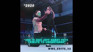 Undertaker respect show mercy Jeff Hardy❤️🫂#wwe #Undertaker #JEFF HARDY